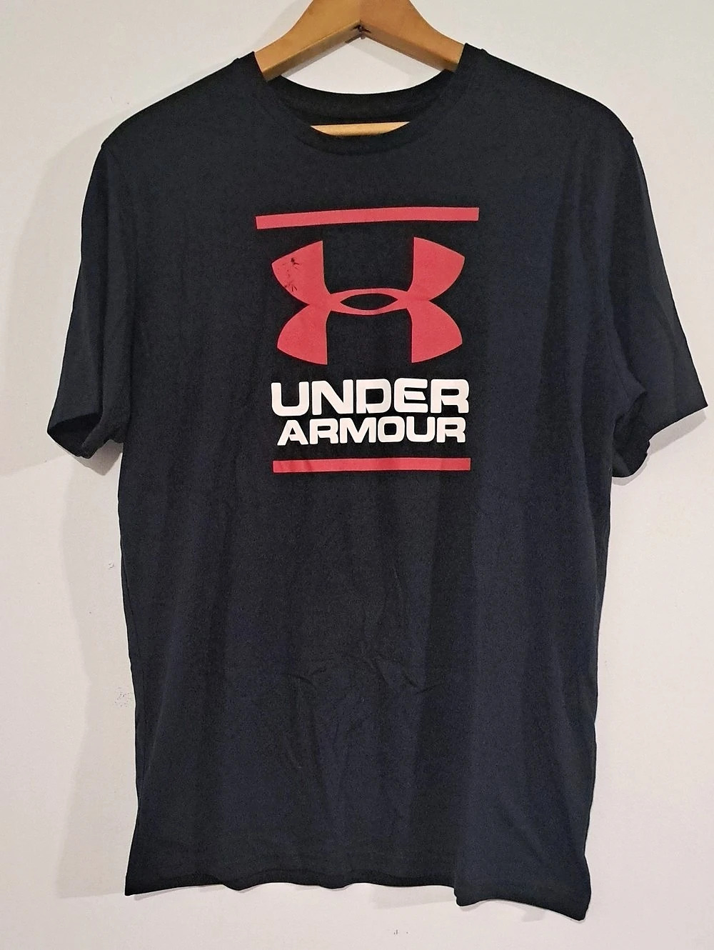 Under Armour Men's Sportstyle Box Logo Short Sleeve T-Shirt Black Large